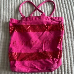 [Victorias Secret] Pink Bag with Sequins
